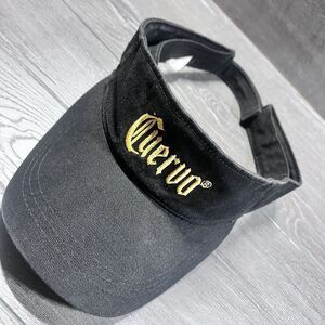 Cuervo Visor Adult Hat‎ Black Embroidered Adjustable Beach Tequila